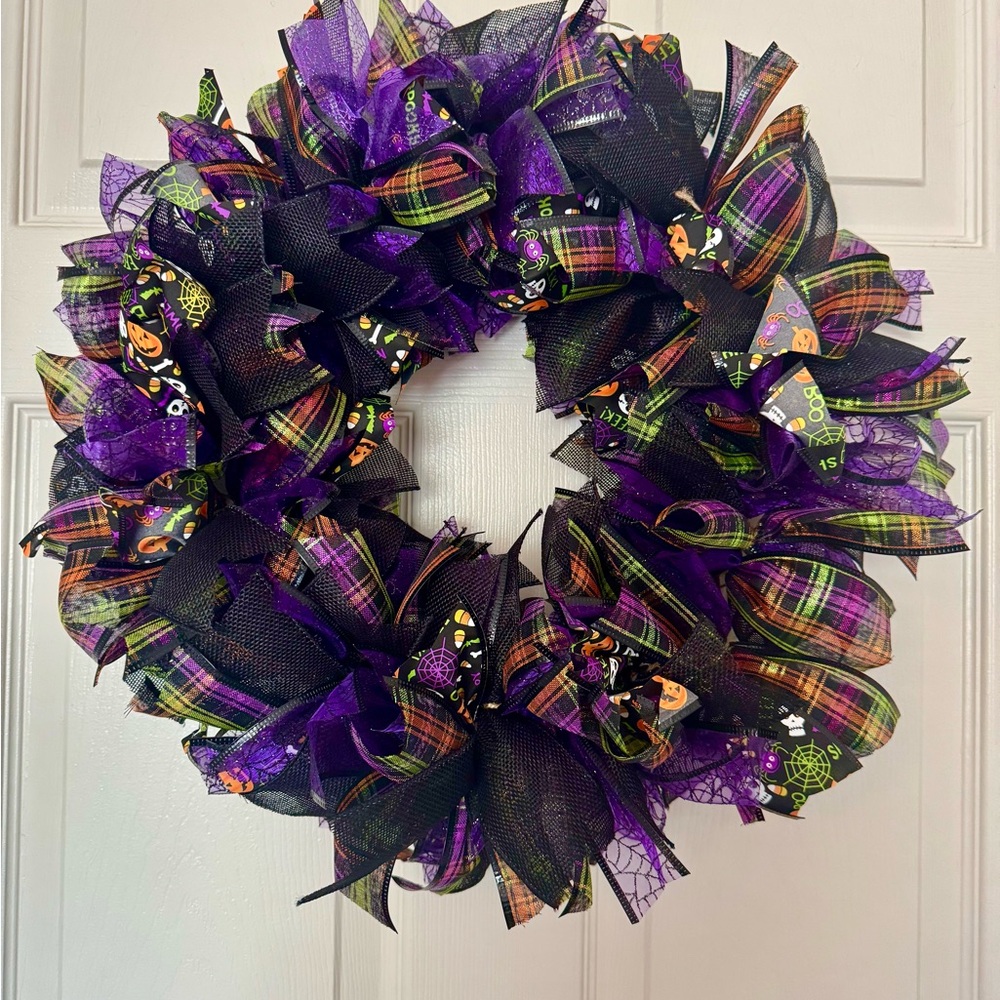 Handmade Halloween Wreath